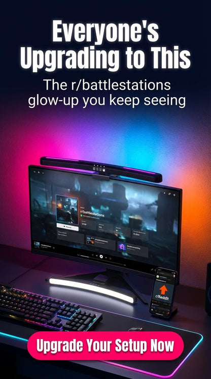 Monitor Light Bar RGB - Gaming & Arbeitsplatz Beleuchtung