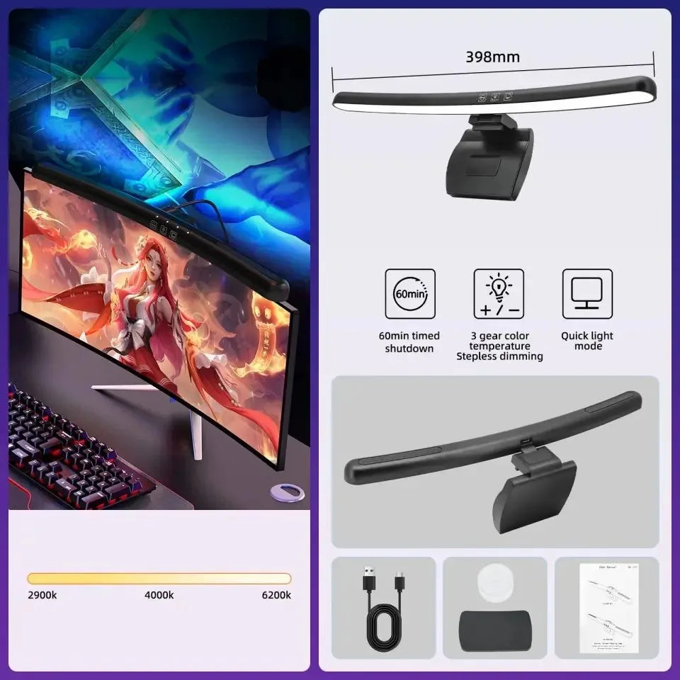 Monitor Light Bar RGB - Gaming & Arbeitsplatz Beleuchtung